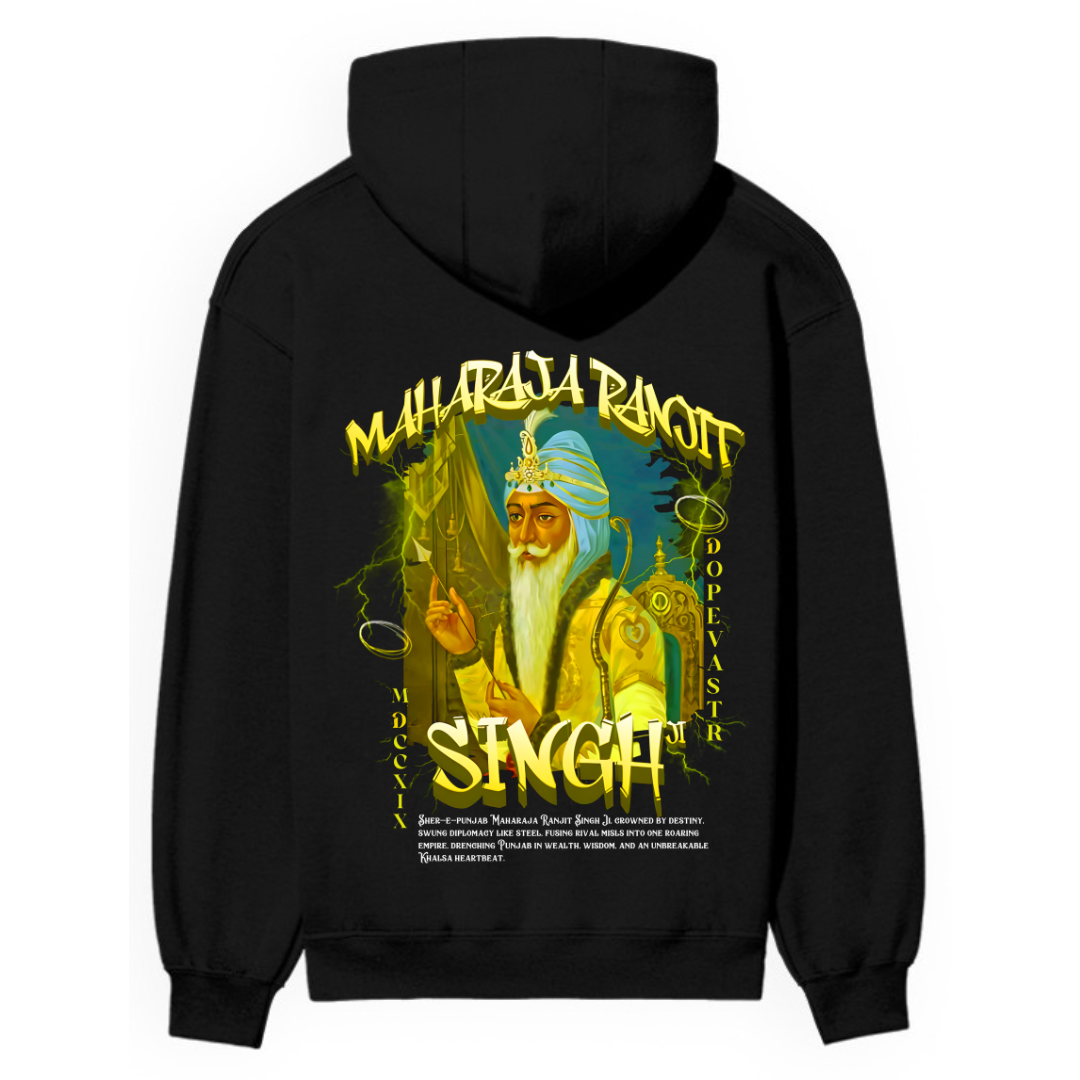 MAHARAJA RANJIT SINGH - BLACK HOODIE